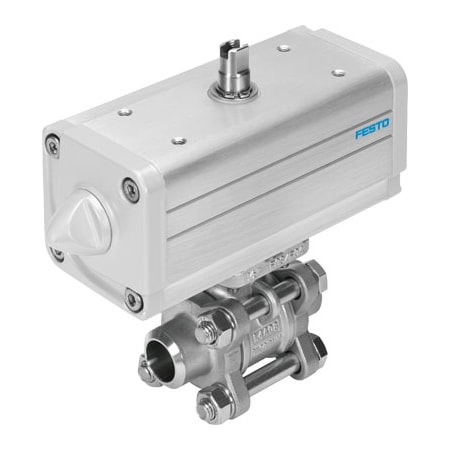 Festo Ball Valve Actuator Unit VZBA-11/4"-WW-63-T-22-F0405-V4V4T-PP60-R VZBA-11/4"-WW-63-T-22-F0405-V4V4T-PP60-R